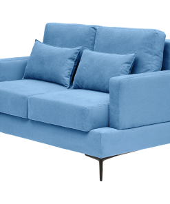 Диван Оскар в ткани категории 2, пружинный блок — вид под углом