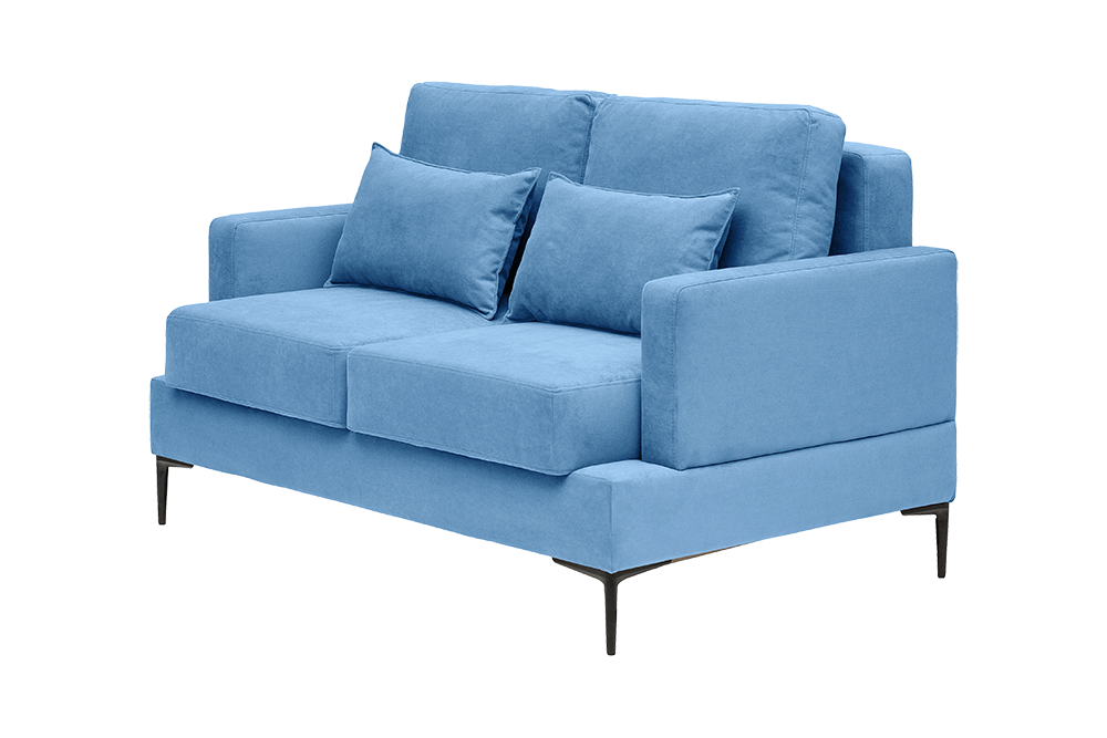 Диван Оскар в ткани категории 2, пружинный блок — угловой вид
